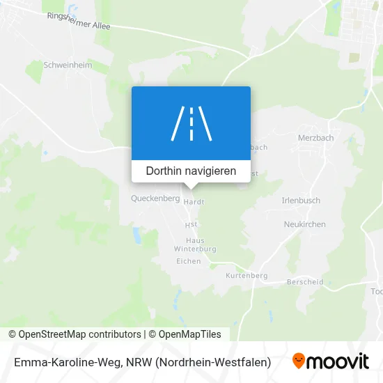 Emma-Karoline-Weg Karte