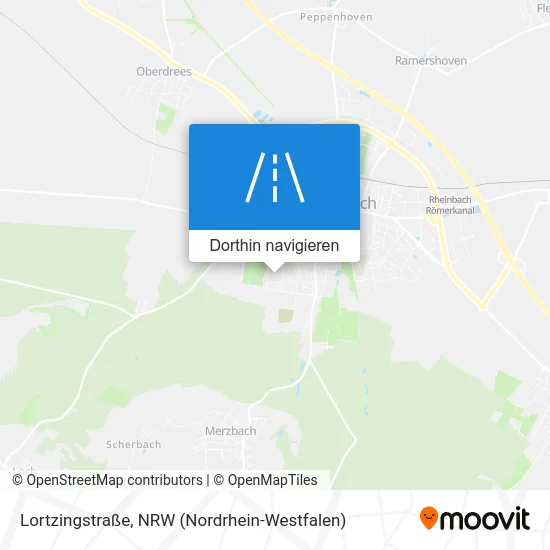 Lortzingstraße Karte