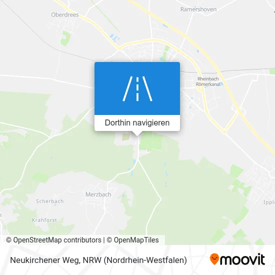 Neukirchener Weg Karte