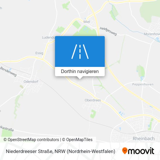 Niederdreeser Straße Karte