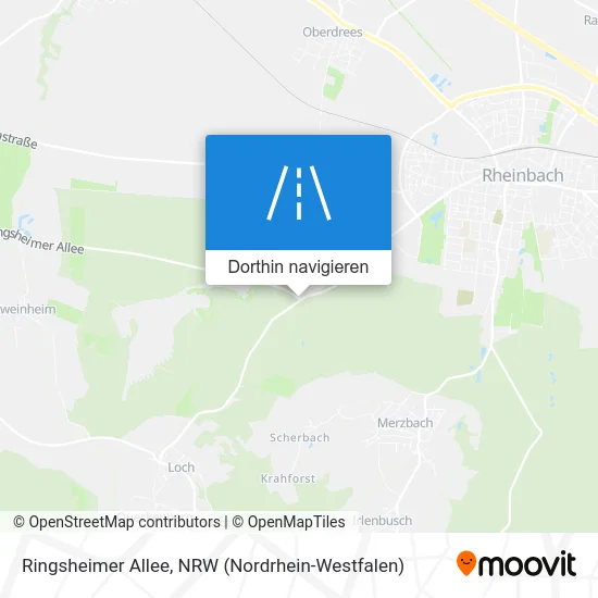 Ringsheimer Allee Karte