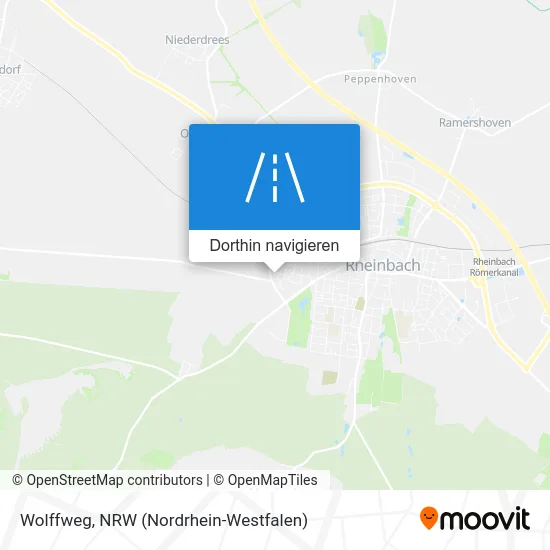 Wolffweg Karte