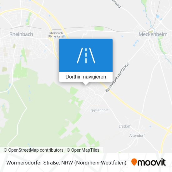 Wormersdorfer Straße Karte