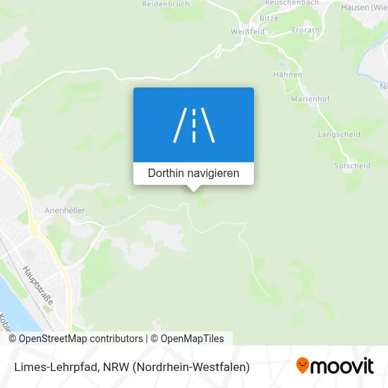 Limes-Lehrpfad Karte