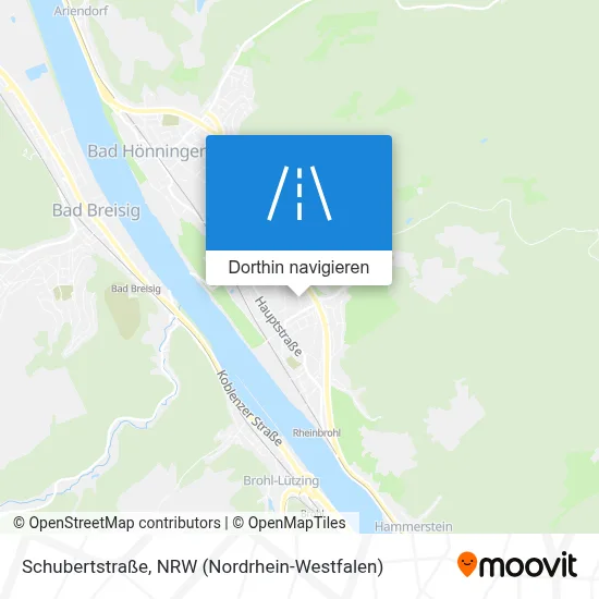 Schubertstraße Karte