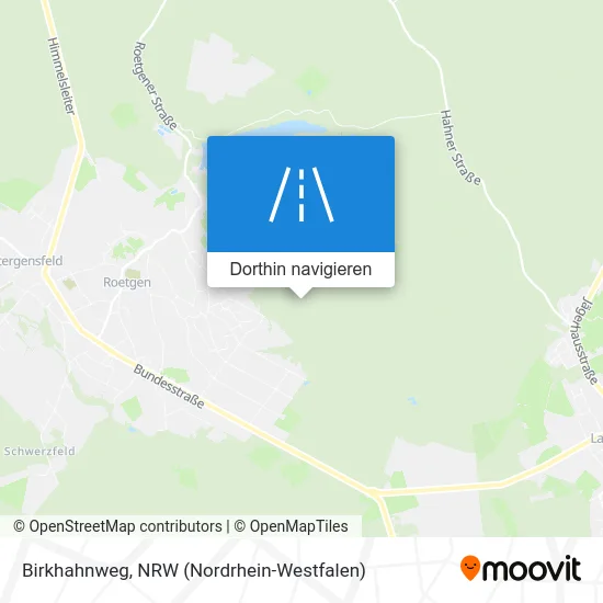 Birkhahnweg Karte