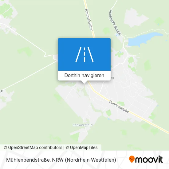 Mühlenbendstraße Karte