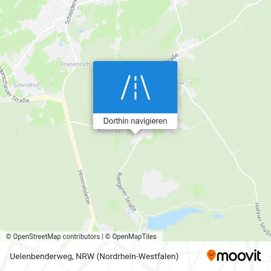 Uelenbenderweg Karte