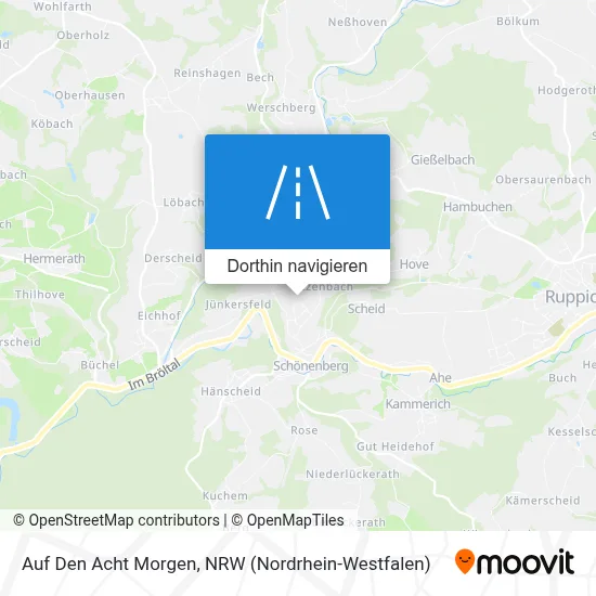 Auf Den Acht Morgen Karte