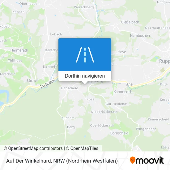 Auf Der Winkelhard Karte
