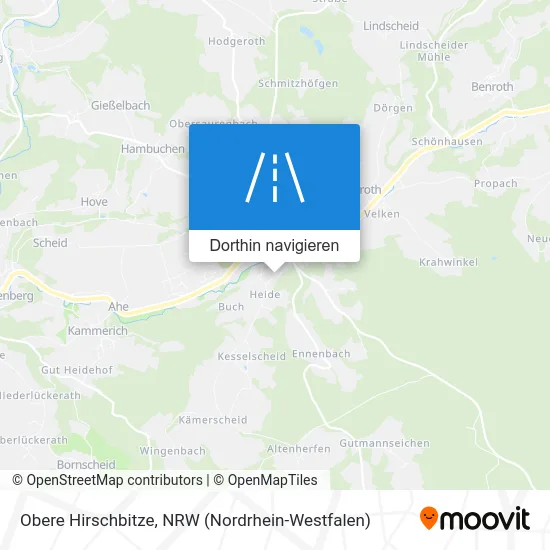 Obere Hirschbitze Karte