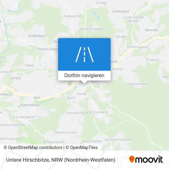 Untere Hirschbitze Karte