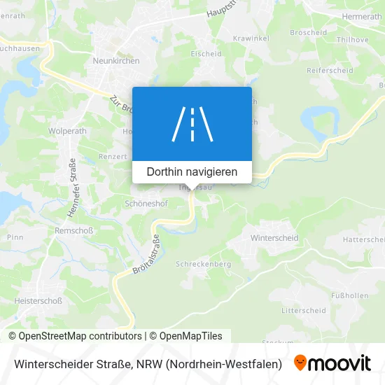 Winterscheider Straße Karte