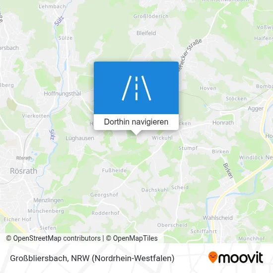 Großbliersbach Karte