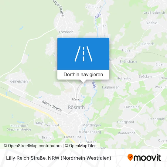 Lilly-Reich-Straße Karte