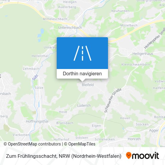 Zum Frühlingsschacht Karte