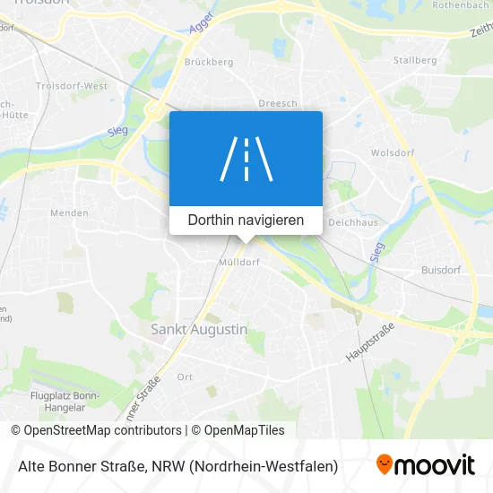 Alte Bonner Straße Karte