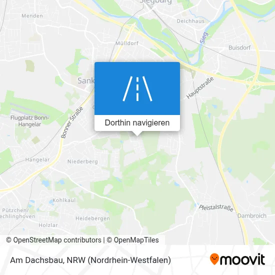 Am Dachsbau Karte