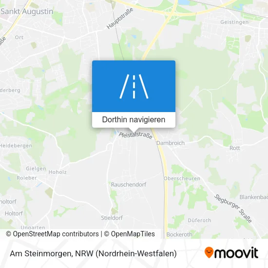 Am Steinmorgen Karte