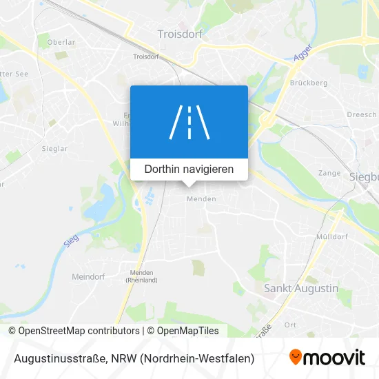 Augustinusstraße Karte