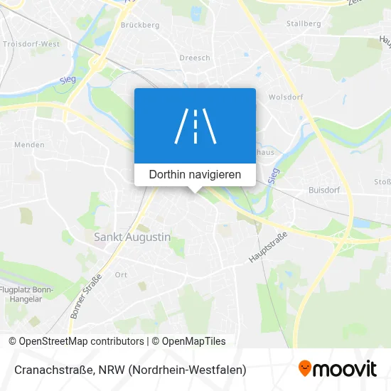 Cranachstraße Karte