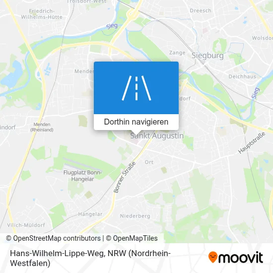 Hans-Wilhelm-Lippe-Weg Karte