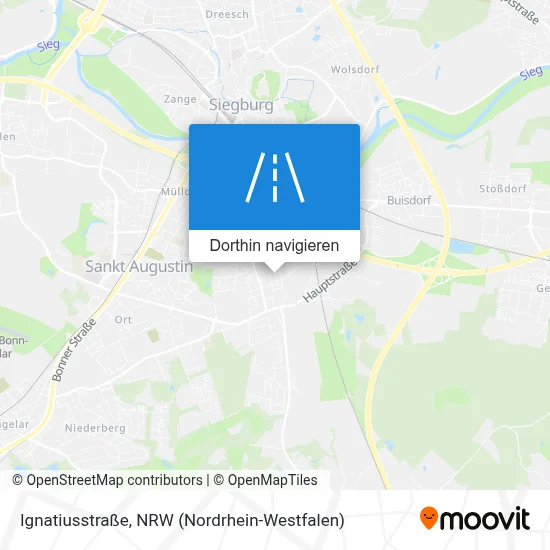 Ignatiusstraße Karte
