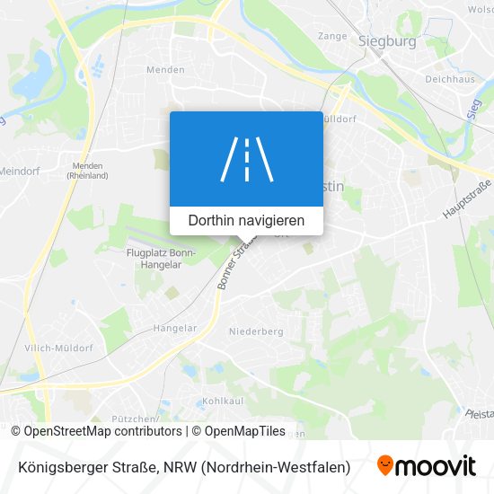 Königsberger Straße Karte