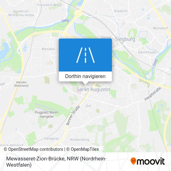 Mewasseret-Zion-Brücke Karte