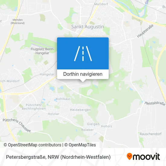 Petersbergstraße Karte