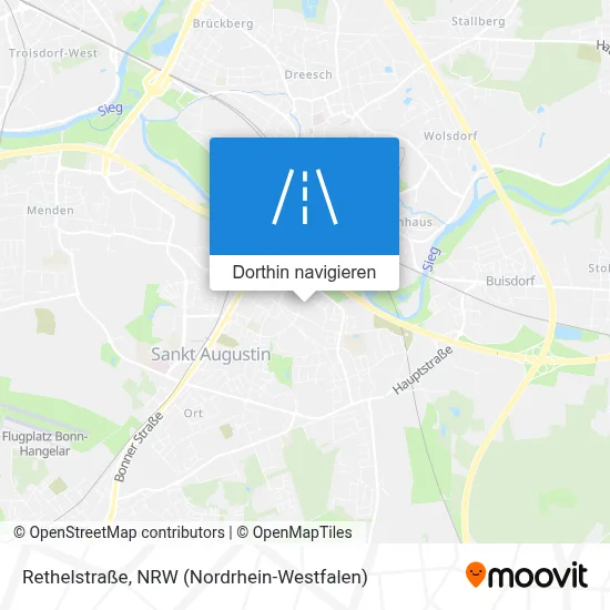 Rethelstraße Karte