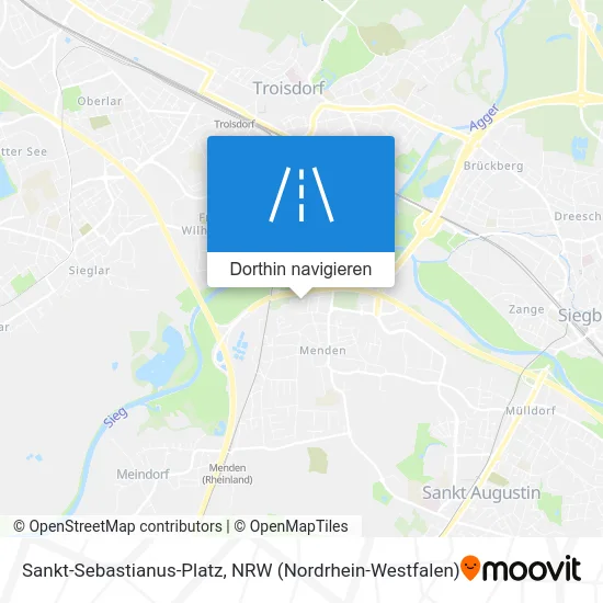 Sankt-Sebastianus-Platz Karte