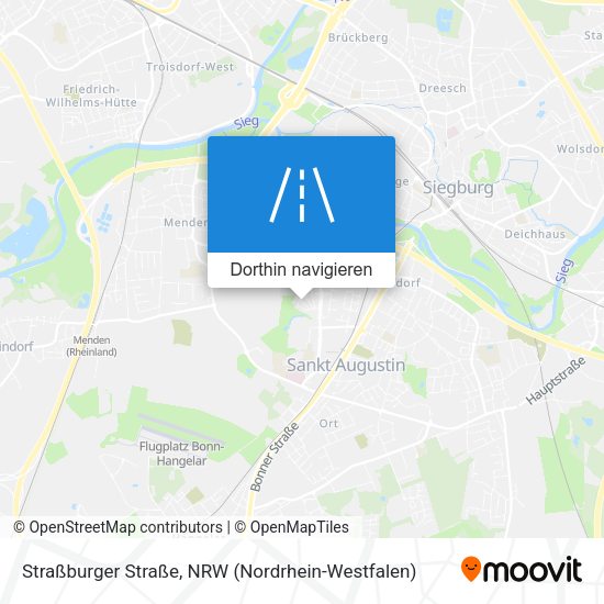 Straßburger Straße Karte