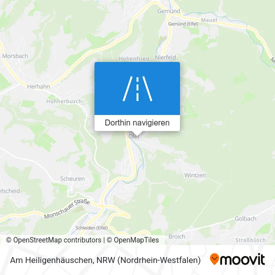 Am Heiligenhäuschen Karte