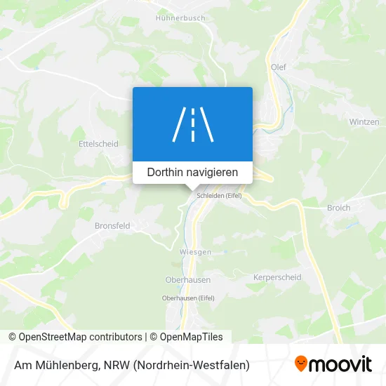 Am Mühlenberg Karte