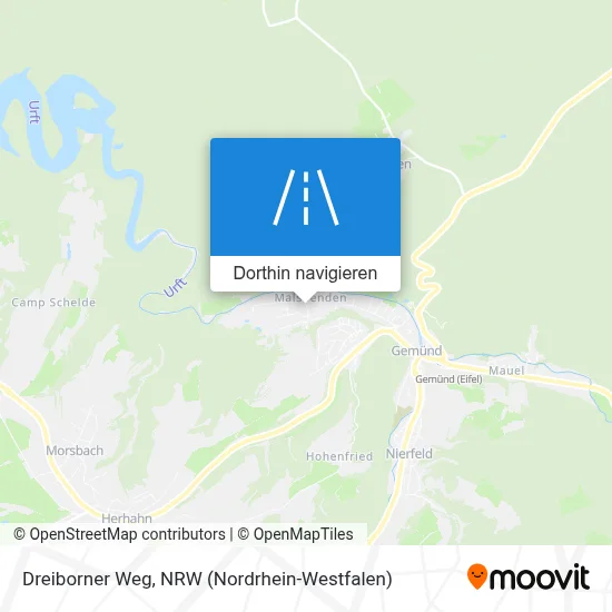 Dreiborner Weg Karte