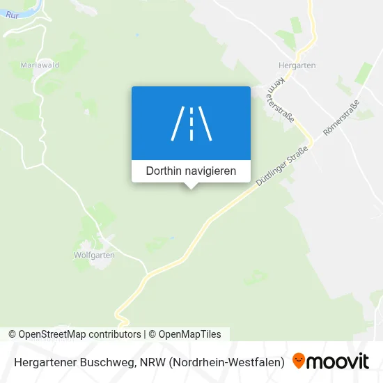 Hergartener Buschweg Karte