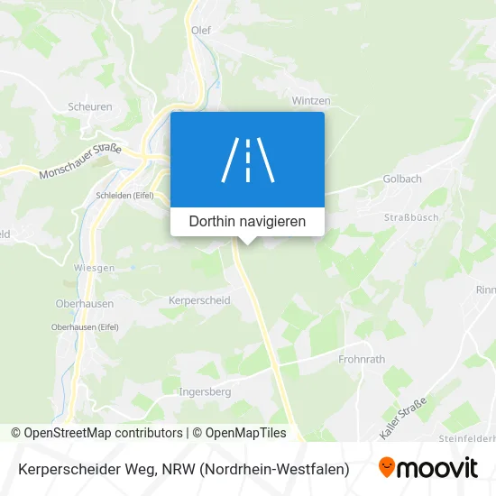 Kerperscheider Weg Karte