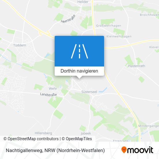 Nachtigallenweg Karte