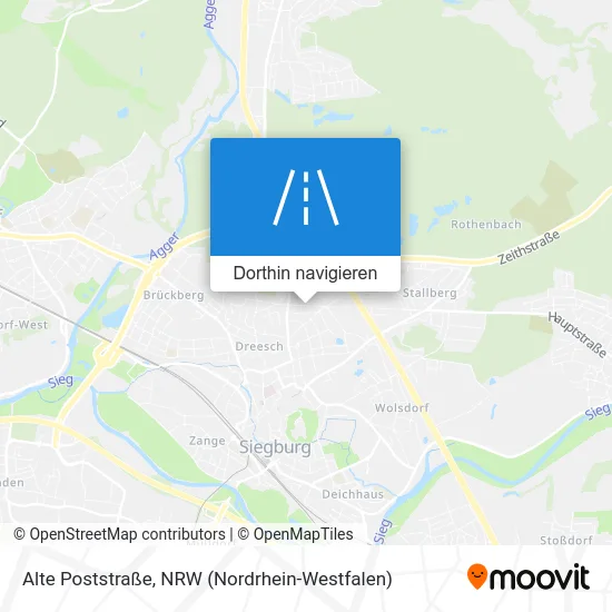 Alte Poststraße Karte