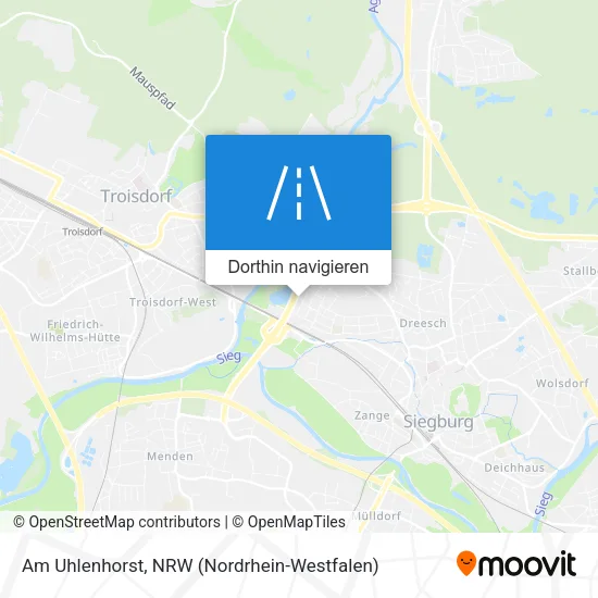 Am Uhlenhorst Karte