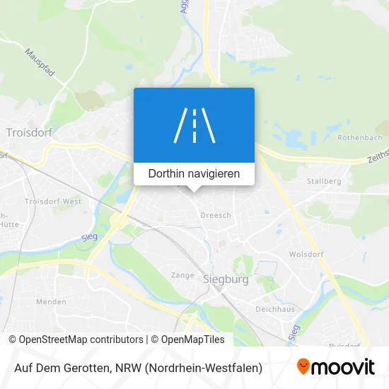 Auf Dem Gerotten Karte