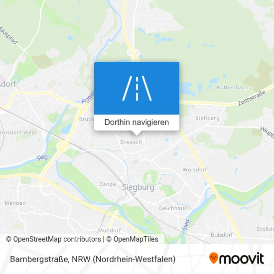 Bambergstraße Karte