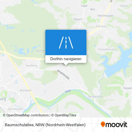 Baumschulallee Karte