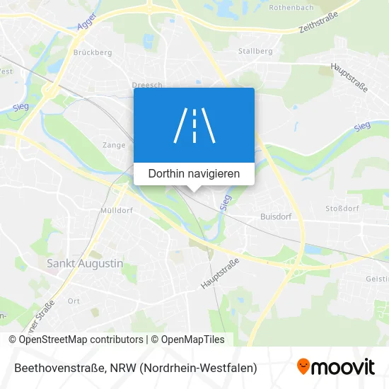 Beethovenstraße Karte