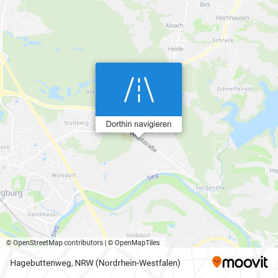 Hagebuttenweg Karte