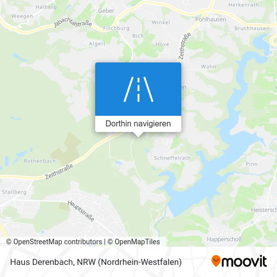 Haus Derenbach Karte