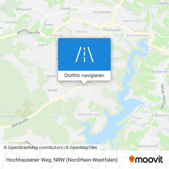 Hochhausener Weg Karte