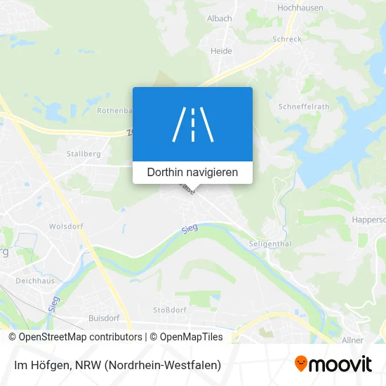 Im Höfgen Karte