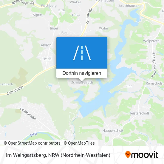 Im Weingartsberg Karte